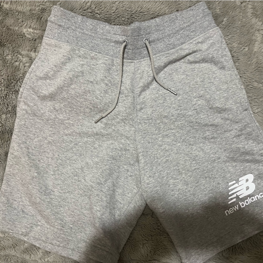New Balance Light Gray Athletic Shorts